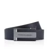 Porsche Design Casual Hook Buckle Belt 35 Color Dark Blue, Titanium