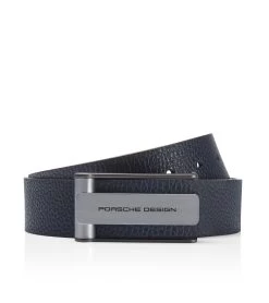 Porsche Design Casual Hook Buckle Belt 35 Color Dark Blue, Titanium