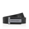 Porsche Design Casual Hook Buckle Belt 35 Color Black, Titanium