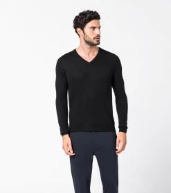 Porsche Design Basic Sweater Color Black -Porsche Design Store 4046901669645 05 ga pd sall ain v1
