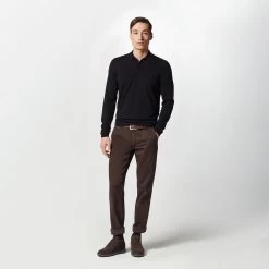 Porsche Design Long Sleeve Polo Color Jet Black 13 Porsche Design Long Sleeve Polo Color Jet Black -Porsche Design Store 4046901689872 08 ga pd sall ain v1