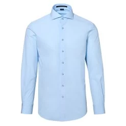 Porsche Design Regular Fit Business Shirt Color Sky Way Blue