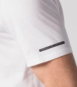 Porsche Design Essential T-Shirt Color Puma White -Porsche Design Store 4046901739454 03 ga pd sall ain v1