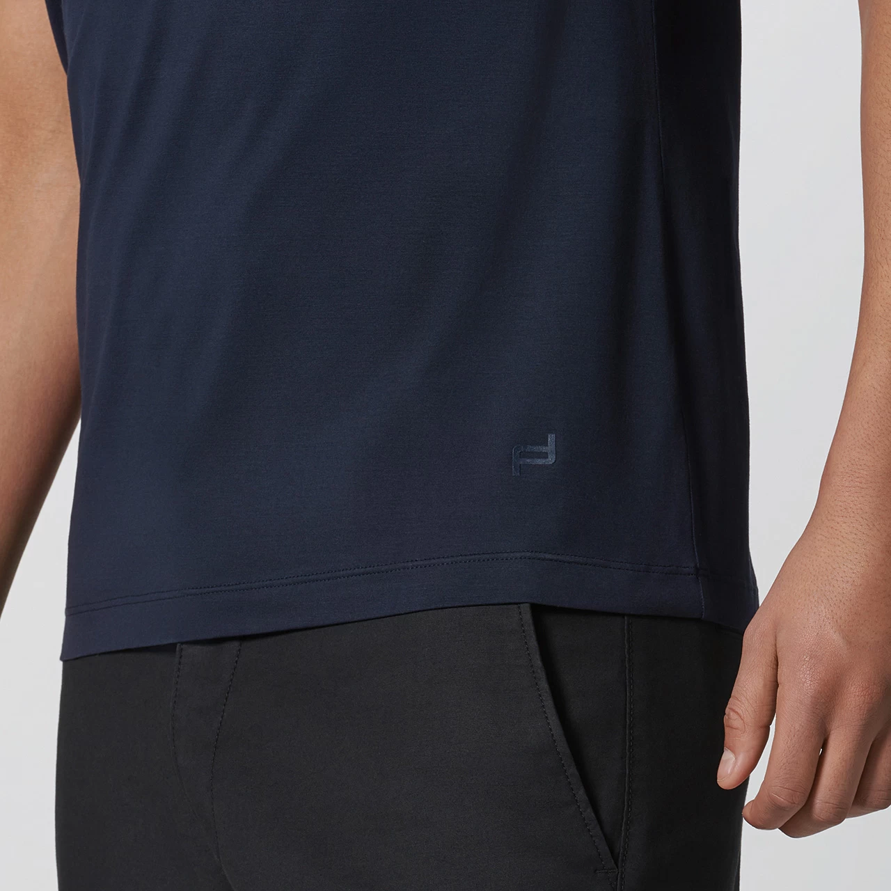 Porsche Design V-Neck T-Shirt Color Navy 3 Porsche Design V-Neck T-Shirt Color Navy - Image 3