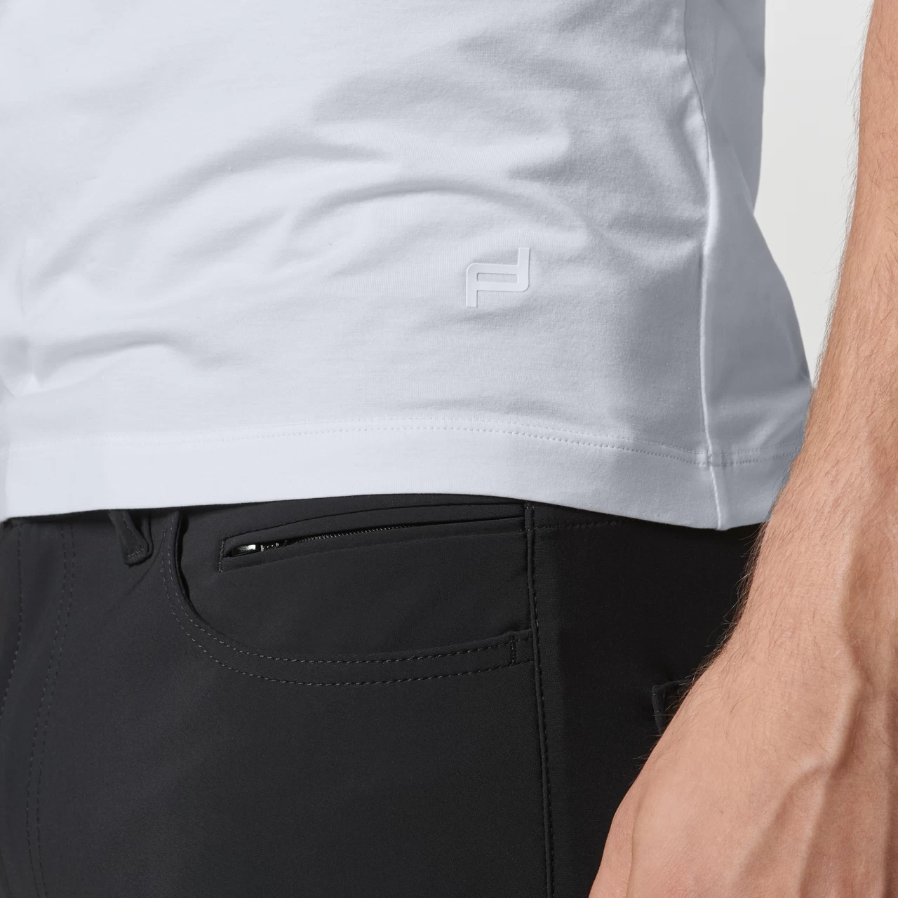 Porsche Design V-Neck T-Shirt Color Optic White 3 Porsche Design V-Neck T-Shirt Color Optic White - Image 3