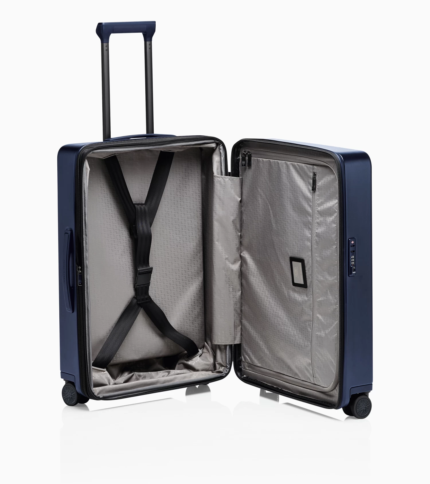 Porsche Design Roadster Hardcase 4W Trolley M Color Dark Blue Matt 3 Porsche Design Roadster Hardcase 4W Trolley M Color Dark Blue Matt - Image 3