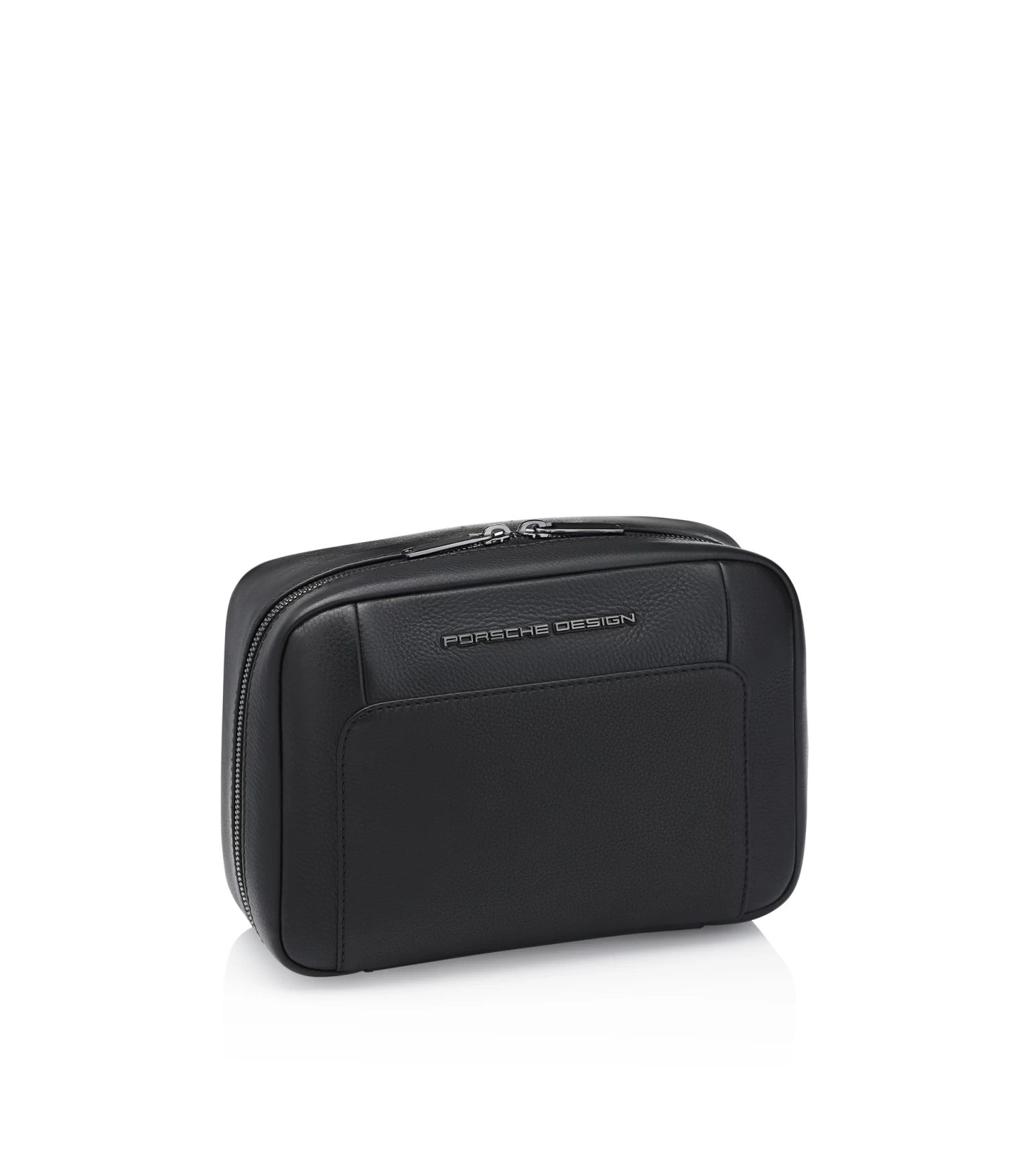 Porsche Design Roadster Leather Washbag M Color Black 1 Porsche Design Roadster Leather Washbag M Color Black