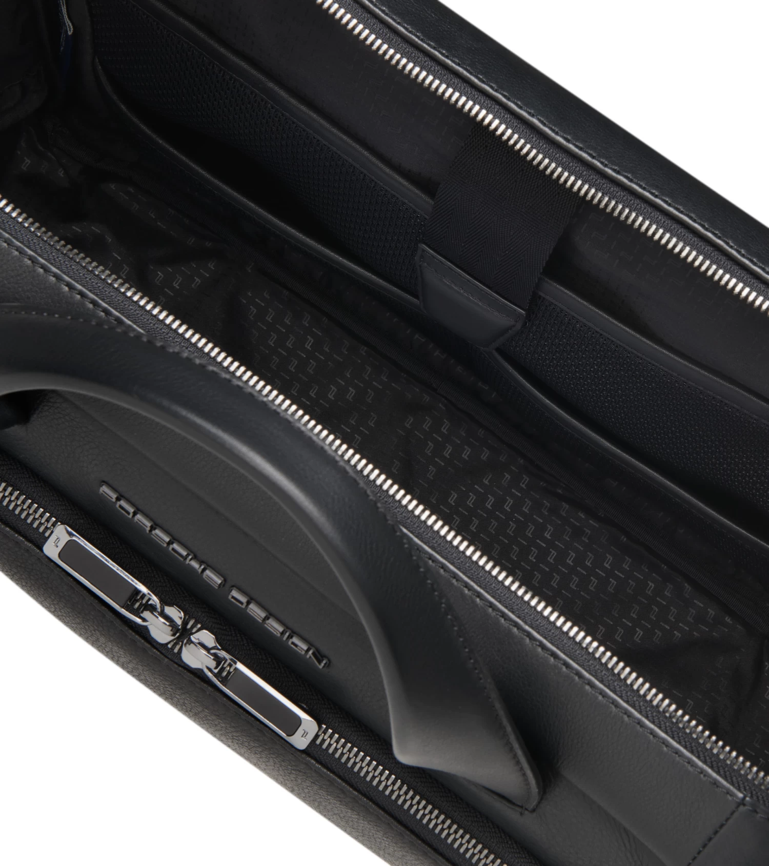 Porsche Design Roadster Leather Briefcase S Color Black 4 Porsche Design Roadster Leather Briefcase S Color Black - Image 4