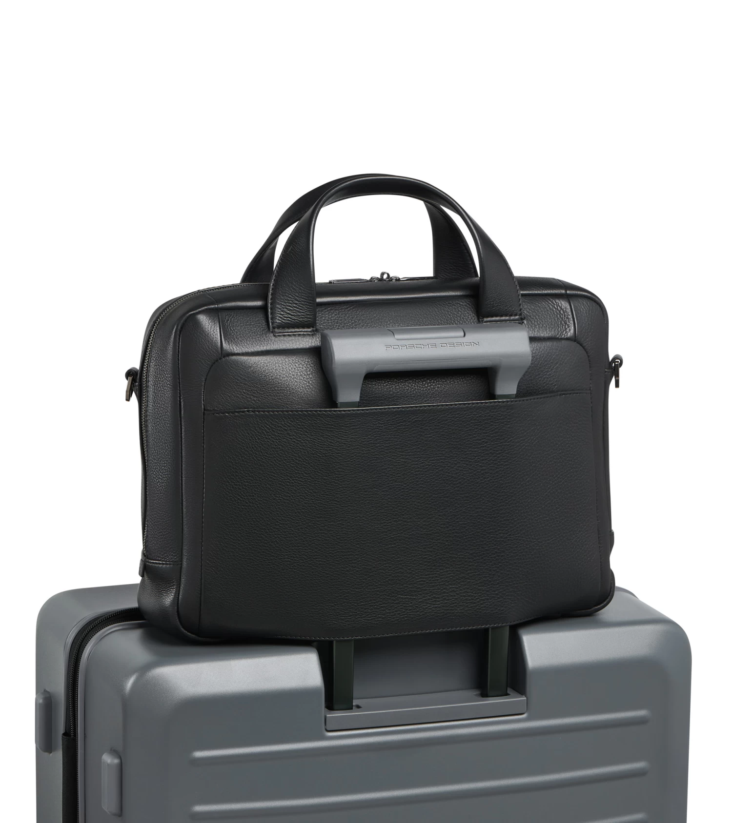 Porsche Design Roadster Leather Briefcase S Color Black 5 Porsche Design Roadster Leather Briefcase S Color Black - Image 5