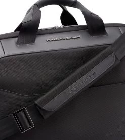 Porsche Design Roadster Nylon Briefcase M Color Black -Porsche Design Store 4056487000602 04 ga pd sall ain v1