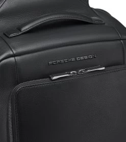 Porsche Design Roadster Leather Backpack M Color Black -Porsche Design Store 4056487000633 05 ga pd sall ain v1