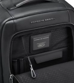 Porsche Design Roadster Leather Backpack M Color Black -Porsche Design Store 4056487000633 06 ga pd sall ain v1