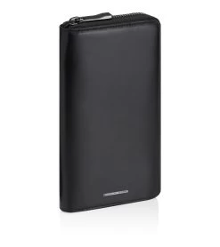 Porsche Design Classic Wallet 15 With Zipper Color Black