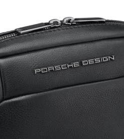 Porsche Design Roadster Leather Shoulderbag XS Color Black -Porsche Design Store 4056487001647 03 ga pd sall ain v1