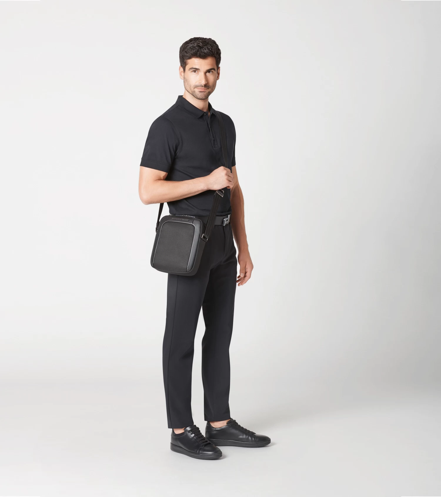 Porsche Design Roadster Nylon Shoulderbag XS Color Black 6 Porsche Design Roadster Nylon Shoulderbag XS Color Black - Image 6