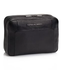 Porsche Design Roadster Leather Washbag L Color Black
