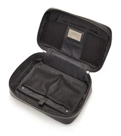 Porsche Design Roadster Leather Washbag L Color Black -Porsche Design Store 4056487018133 04 ga pd sall ain v1