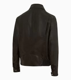 Porsche Design 50Y Targa Leather Jacket Color Jet Black -Porsche Design Store 4056487024547 04 ga pd sall ain v1