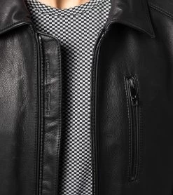 Porsche Design 50Y Targa Leather Jacket Color Jet Black -Porsche Design Store 4056487024547 09 ga pd sall ain v1