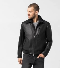 Porsche Design 50Y Targa Leather Jacket Color Jet Black -Porsche Design Store 4056487024547 10 ga pd sall ain v1