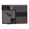 Porsche Design 50Y Chequered Flag Scarf Color Jet Black/pewter Grey
