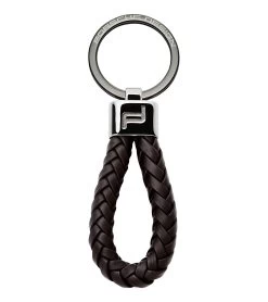 Porsche Design Keyring Leather Cord Color Dark Brown