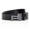 Porsche Design Business Belt Icon Reversible 35 Color Carbon/black, Titanium