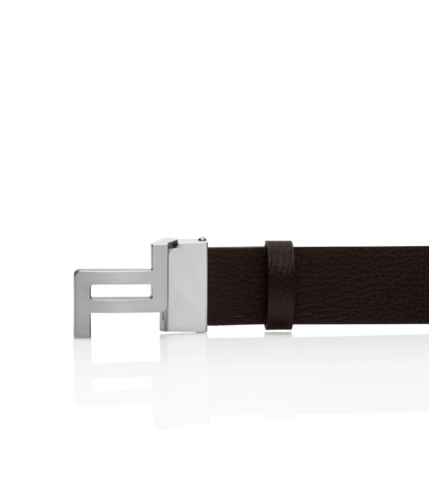 Porsche Design Business Belt Icon Reversible 35 Color Black/dark Brown, Brushed Chrome 2 Porsche Design Business Belt Icon Reversible 35 Color Black/dark Brown, Brushed Chrome - Image 2