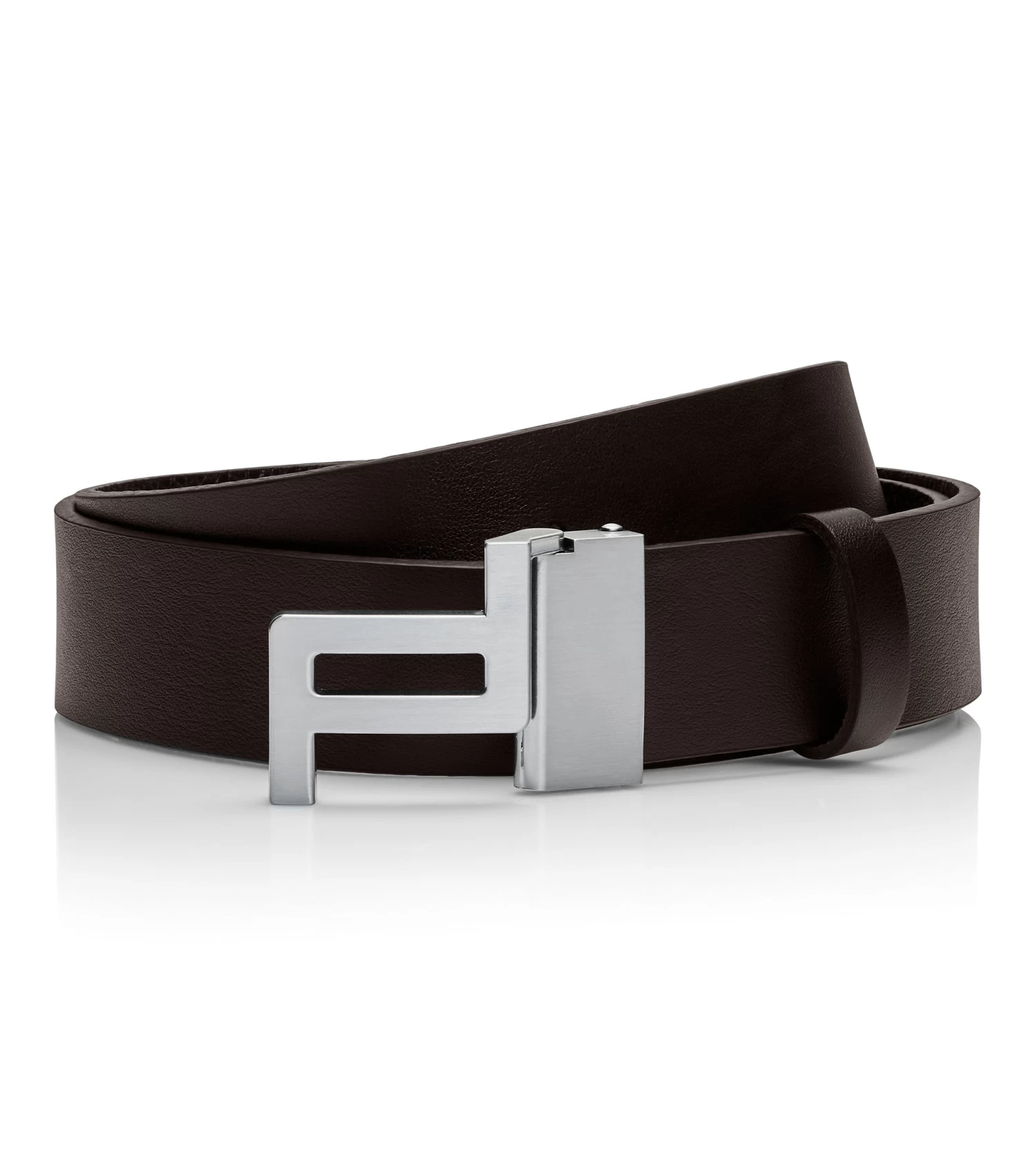 Porsche Design Business Belt Icon Reversible 35 Color Black/dark Brown, Brushed Chrome 3 Porsche Design Business Belt Icon Reversible 35 Color Black/dark Brown, Brushed Chrome - Image 3