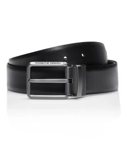 Porsche Design Business Belt Pin Buckle Reversible 35 Color Black, Brushed Chrome -Porsche Design Store 4056487038438 03 ga pd sall ain v1