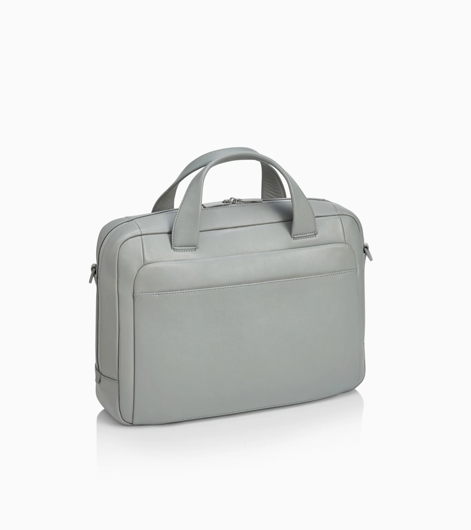 Porsche Design Roadster Leather Briefcase S Color Grey 2 Porsche Design Roadster Leather Briefcase S Color Grey - Image 2
