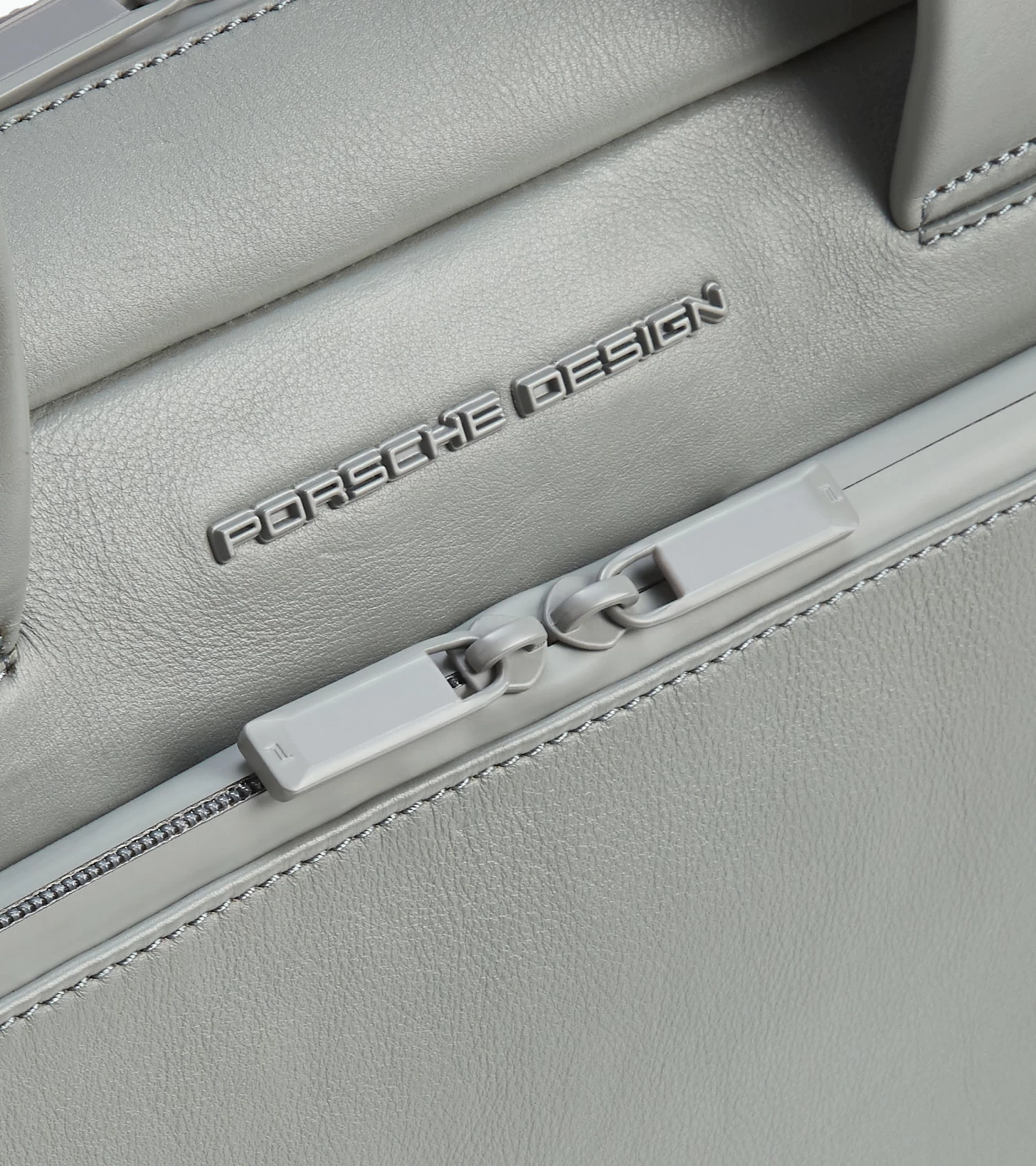 Porsche Design Roadster Leather Briefcase S Color Grey 4 Porsche Design Roadster Leather Briefcase S Color Grey - Image 4