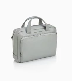 Porsche Design Roadster Leather Briefcase S Color Grey 14 Porsche Design Roadster Leather Briefcase S Color Grey -Porsche Design Store 4056487038698 07 ga pd sall ain v1