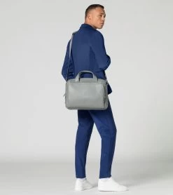 Porsche Design Roadster Leather Briefcase S Color Grey 15 Porsche Design Roadster Leather Briefcase S Color Grey -Porsche Design Store 4056487038698 08 ga pd sall ain v1