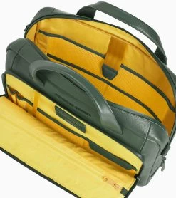 Porsche Design Roadster Leather Briefcase S Color Cedar Green -Porsche Design Store 4056487038704 03 ga pd sall ain v1