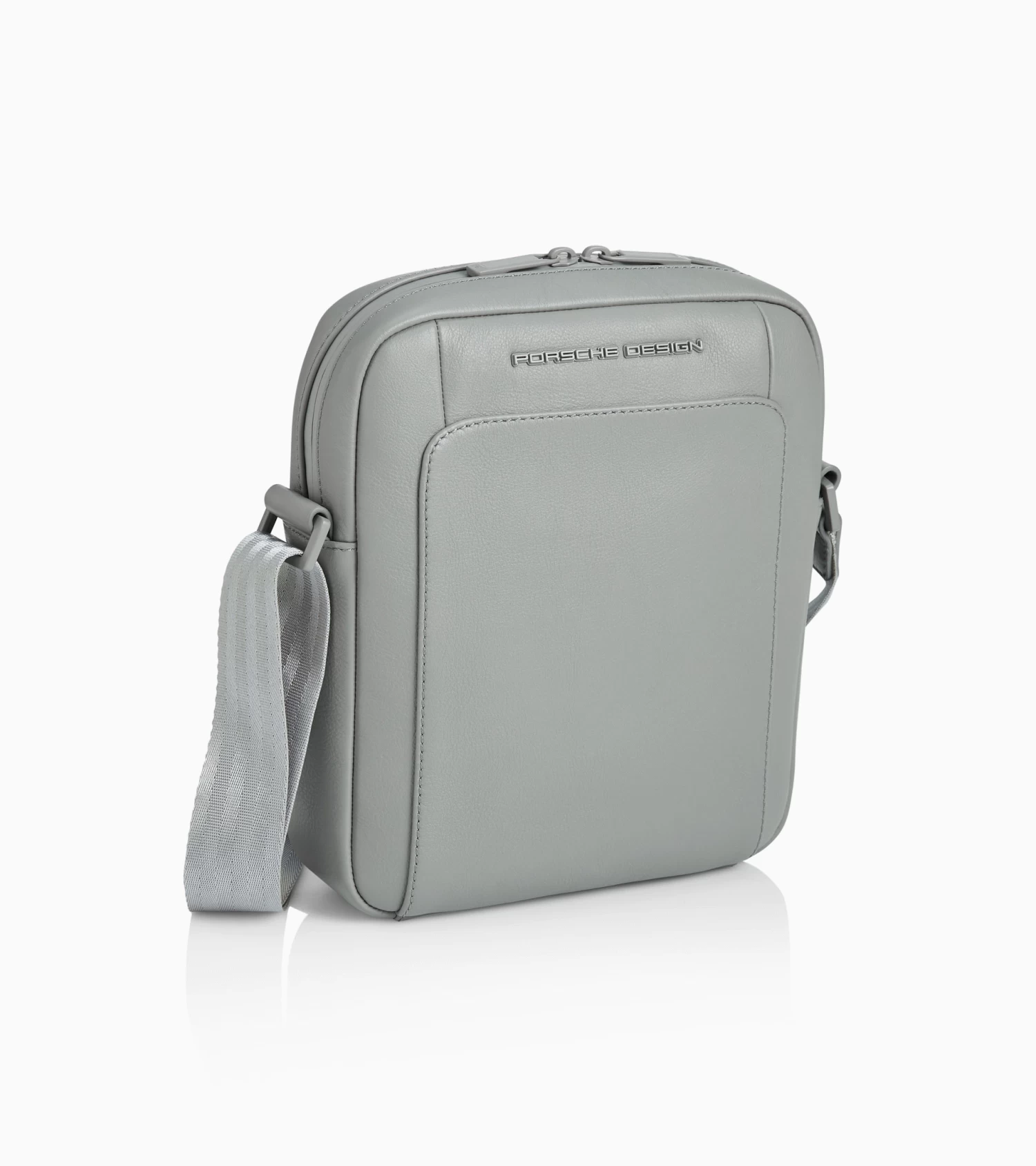 Porsche Design Roadster Leather Shoulderbag XS Color Grey 1 Porsche Design Roadster Leather Shoulderbag XS Color Grey