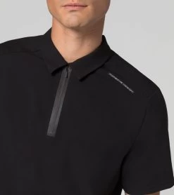 Porsche Design Active Polo Shirt Color Black -Porsche Design Store 4056487039138 003 ga pd sall ain v1