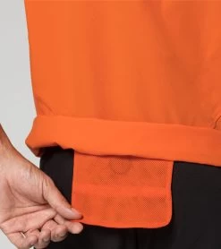 Porsche Design Active Polo Shirt Color Firecracker Orange -Porsche Design Store 4056487039190 005 ga pd sall ain v1