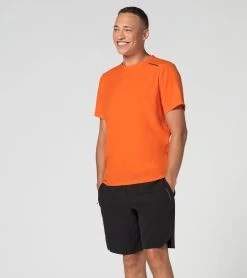 Porsche Design Active T-Shirt Color Firecracker Orange -Porsche Design Store 4056487039329 006 ga pd sall ain v1