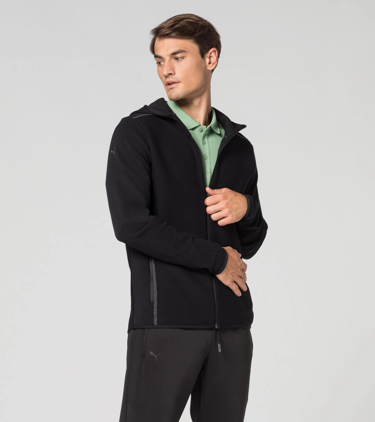 Porsche Design EvoKNIT® Midlayer Jacket Color Black 6 Porsche Design EvoKNIT® Midlayer Jacket Color Black - Image 6
