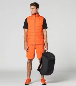 Porsche Design Active Shorts Color Firecracker Orange -Porsche Design Store 4056487040462 005 ga pd sall ain v1