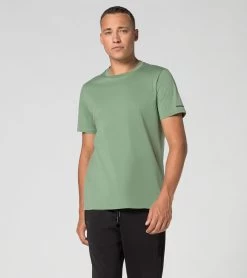 Porsche Design Essential T-Shirt Color Dusty Green -Porsche Design Store 4056487041308 006 ga pd sall ain v1