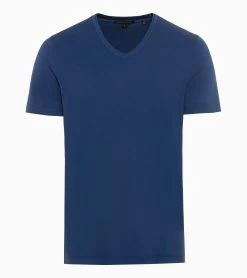 Porsche Design V-Neck T-Shirt Color Blue Depths