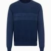 Porsche Design Jacquard Logo Sweatshirt Color Blue Depths