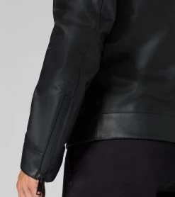 Porsche Design Active Leather Jacket Color Jet Black -Porsche Design Store 4056487043227 005 ga pd sall ain v1