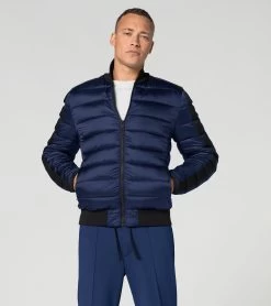 Porsche Design Lightweight Jacket Color Blue Depths -Porsche Design Store 4056487043340 005 ga pd sall ain v1