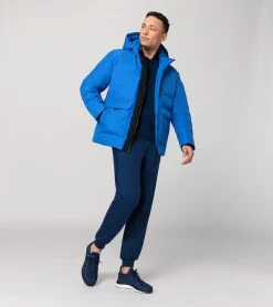 Porsche Design Padded Jacket Color Ultra Blue -Porsche Design Store 4056487045849 009 ga pd sall ain v1