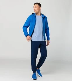 Porsche Design EvoKNIT® Midlayer Jacket Color Ultra Blue -Porsche Design Store 4056487046273 006 ga pd sall ain v1