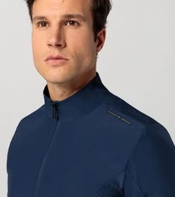 Porsche Design Woven Tech Jacket Color Persian Blue -Porsche Design Store 4056487046518 003 ga pd sall ain v1