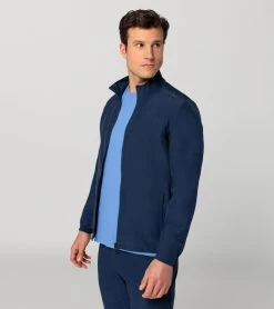 Porsche Design Woven Tech Jacket Color Persian Blue -Porsche Design Store 4056487046518 004 ga pd sall ain v1